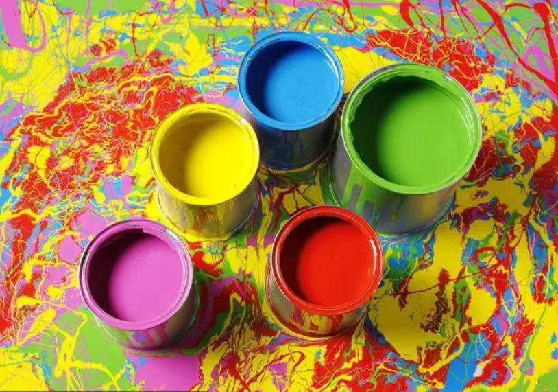 (圖:涂料展示圖)