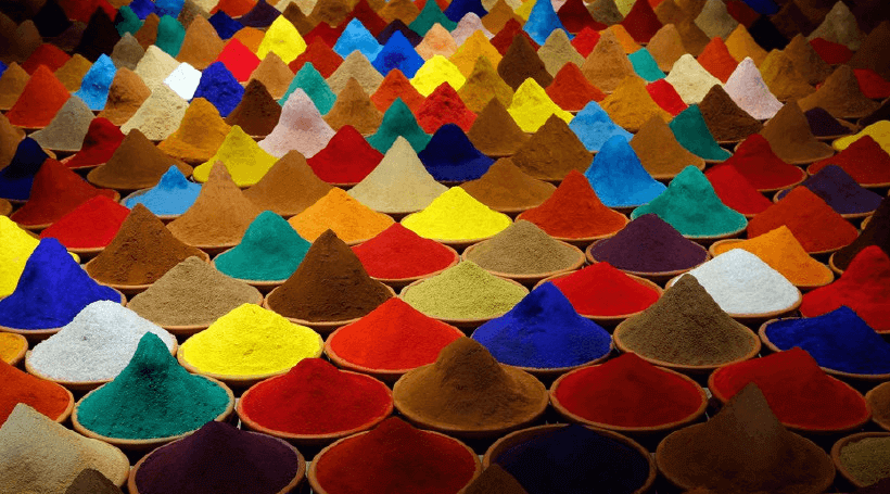 (圖:活性染料展示圖)